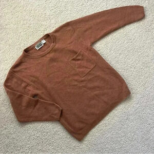 Vintage Forenza Athletic Sportswear Brown Lamb Wool Sweater Women’s Size Medium